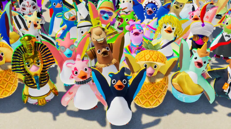 Mario Kart e Happy Feet se encontram no multiplayer gratuito Faaast Penguin