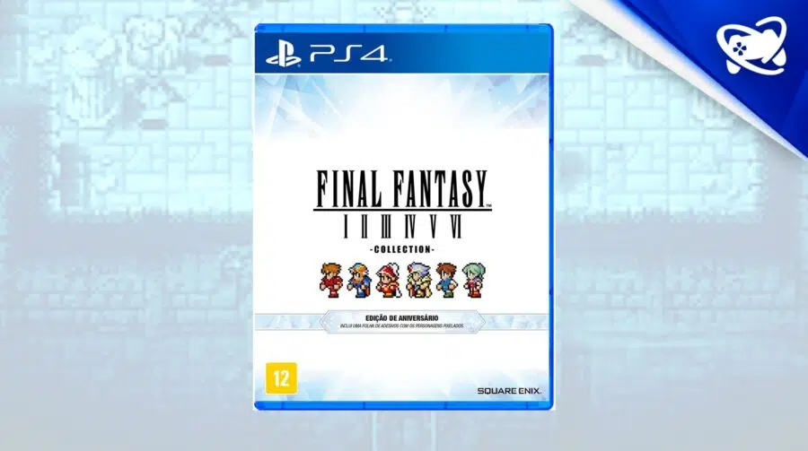 Mídia física de Final Fantasy Collection I-VI entra em pré-venda; adquira a sua!