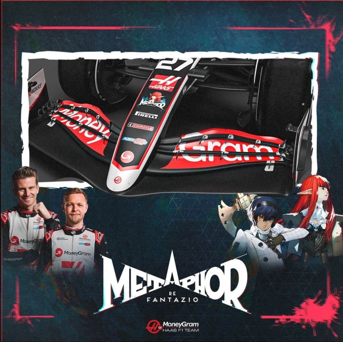 MoneyGram Haas F1 Team e Metaphor: ReFantazio anunciam parceria para o GP de Singapura 1 Metaphor: ReFantazio