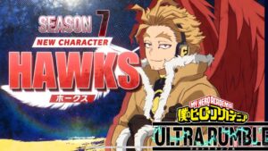 Temporada 7 de My Hero Ultra Rumble terá Hawks como novo herói e habilidade de Himiko Toga