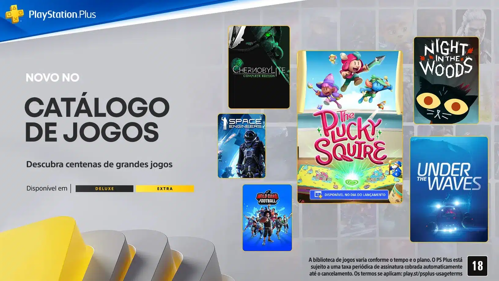 PS Plus Extra e Deluxe de setembro de 2024