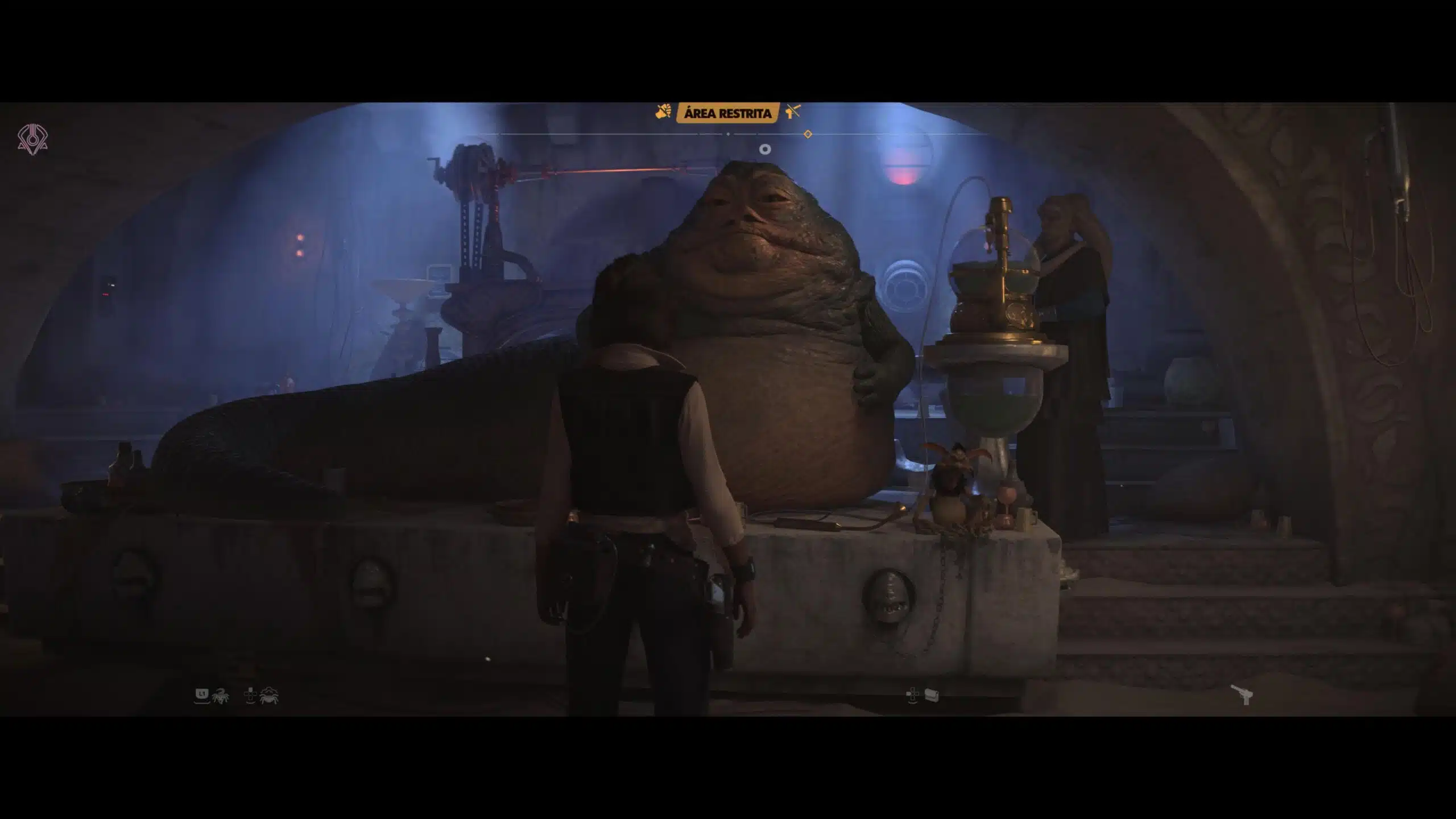 Jabba aparece em Star Wars Outlaws