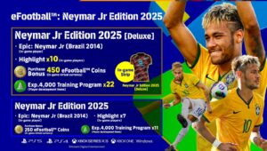 eFootball terá atualização com edições especiais de Messi e Neymar