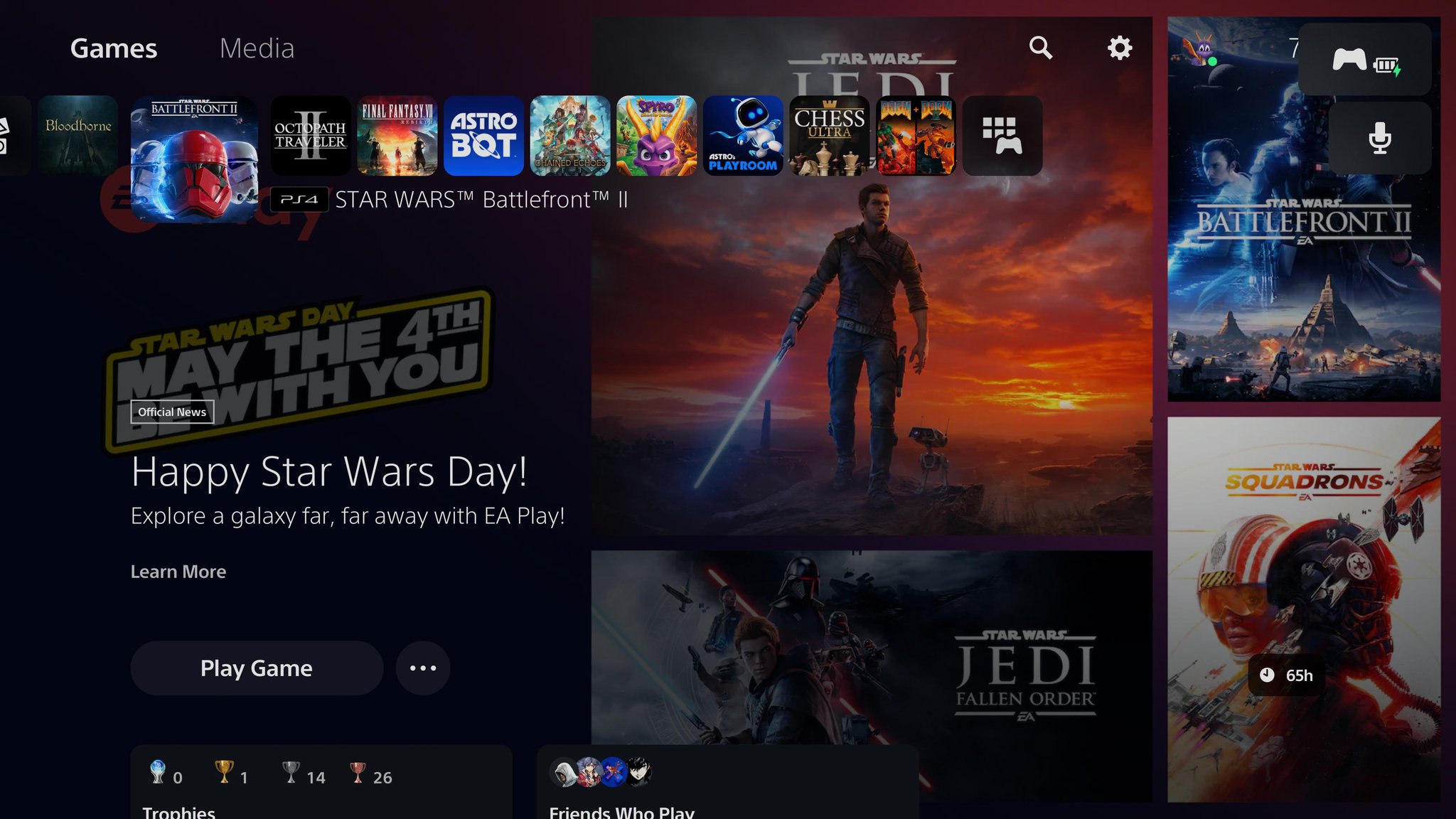 Atualização do PS5 deixa menu do console cheio de “propagandas” 2 2