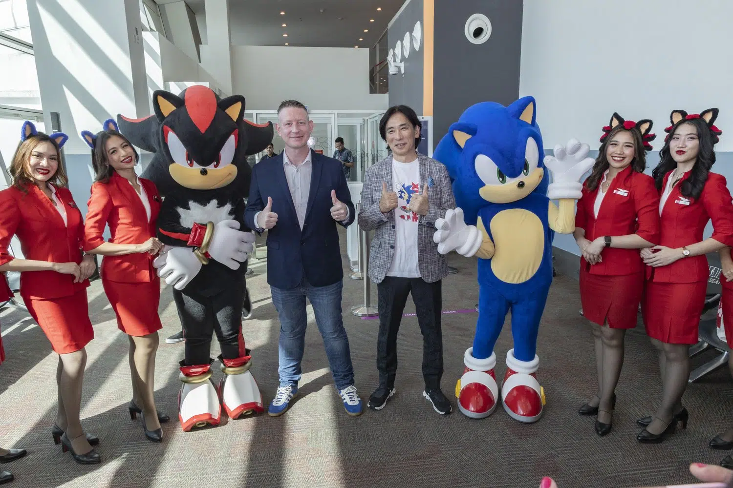 Em parceria com a SEGA, AirAsia terá aviões de Sonic x Shadow