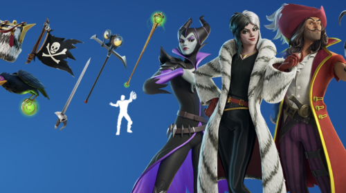 Malévola, Cruella e Gancho: vilões da Disney chegam a Fortnite