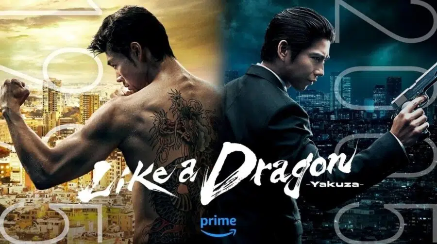 Prime Video divulga pôster incrível com os personagens principais de Like a Dragon: Yakuza