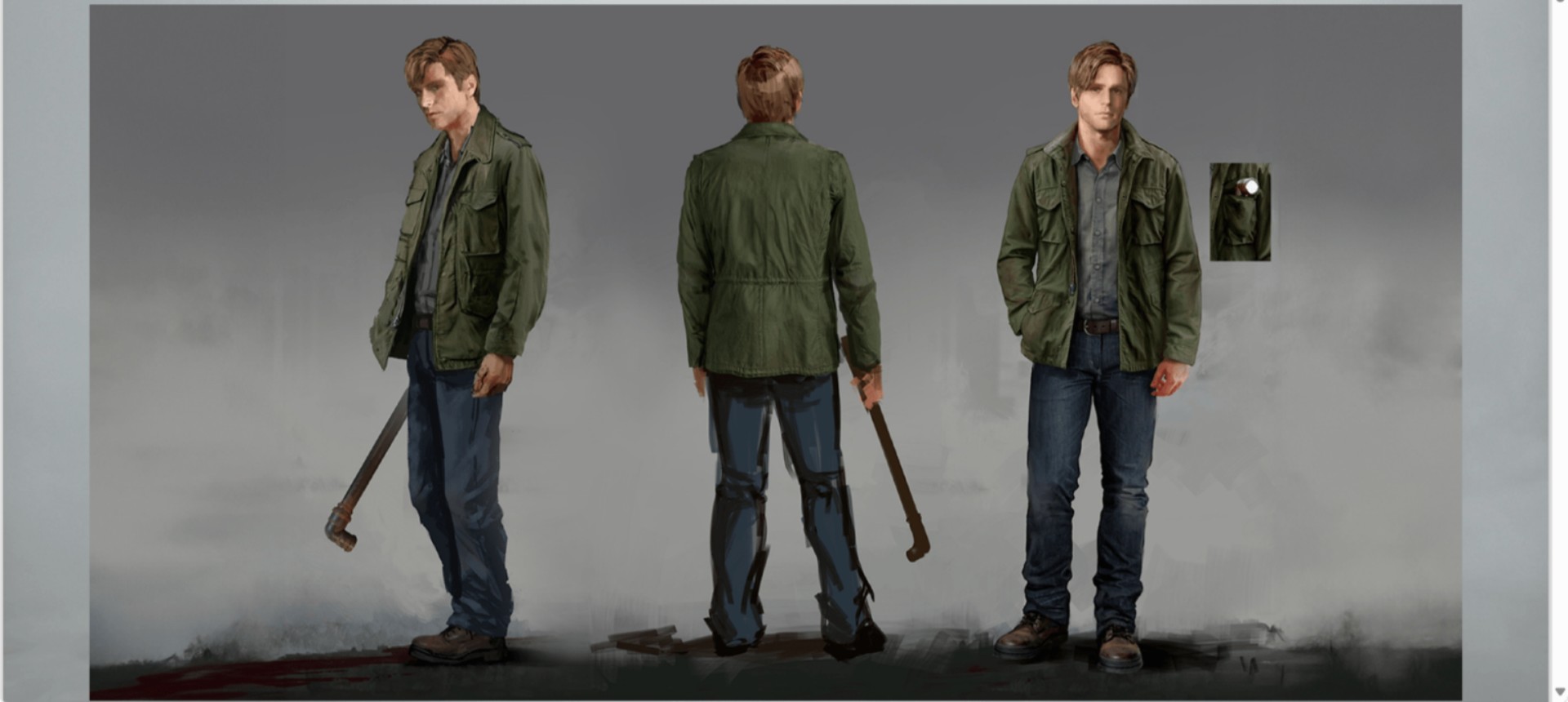 Livro de arte de Silent Hill 2 revela visuais alternativos para James, Maria e Angela 2 Silent Hill 2