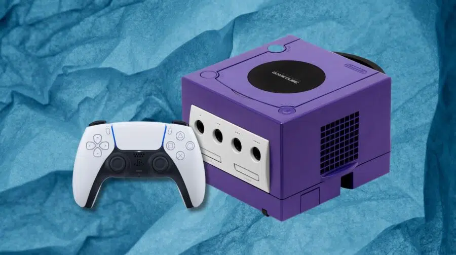 Você compraria? Artista cria DualSense inspirado em controle do GameCube