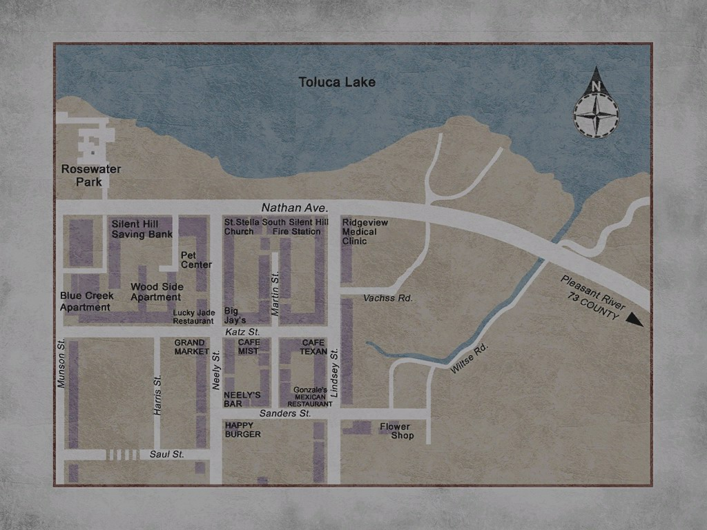 Mapa original de Silent Hill 2