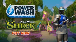 Tão, tão distante! Pântano de Shrek chega a PowerWash Simulator