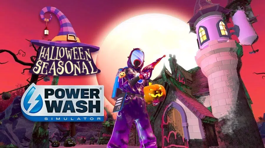 Lavar casa assombrada? Halloween chega a Powerwash Simulator