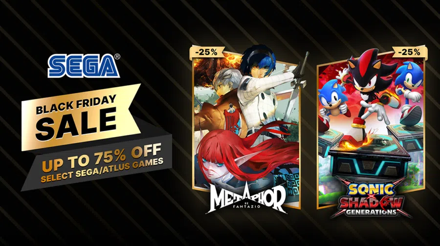 Com Metaphor e Sonic, SEGA faz promoção de Black Friday