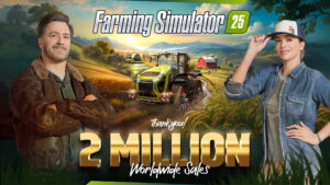 Fazendas lotadas! Farming Simulator 25 vendeu 2 milhões de cópias