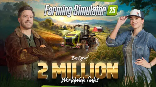 Fazendas lotadas! Farming Simulator 25 vendeu 2 milhões de cópias