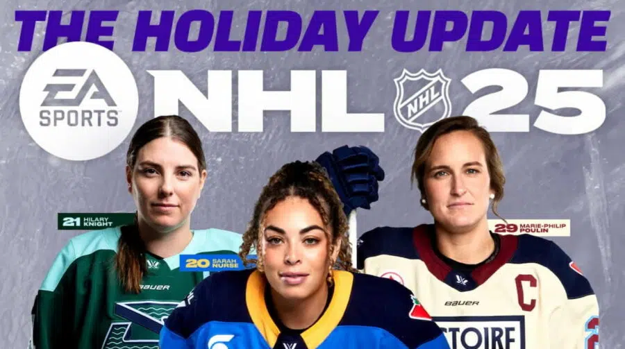 NHL 25 terá grande atualização com a liga feminina de hóquei da América do Norte