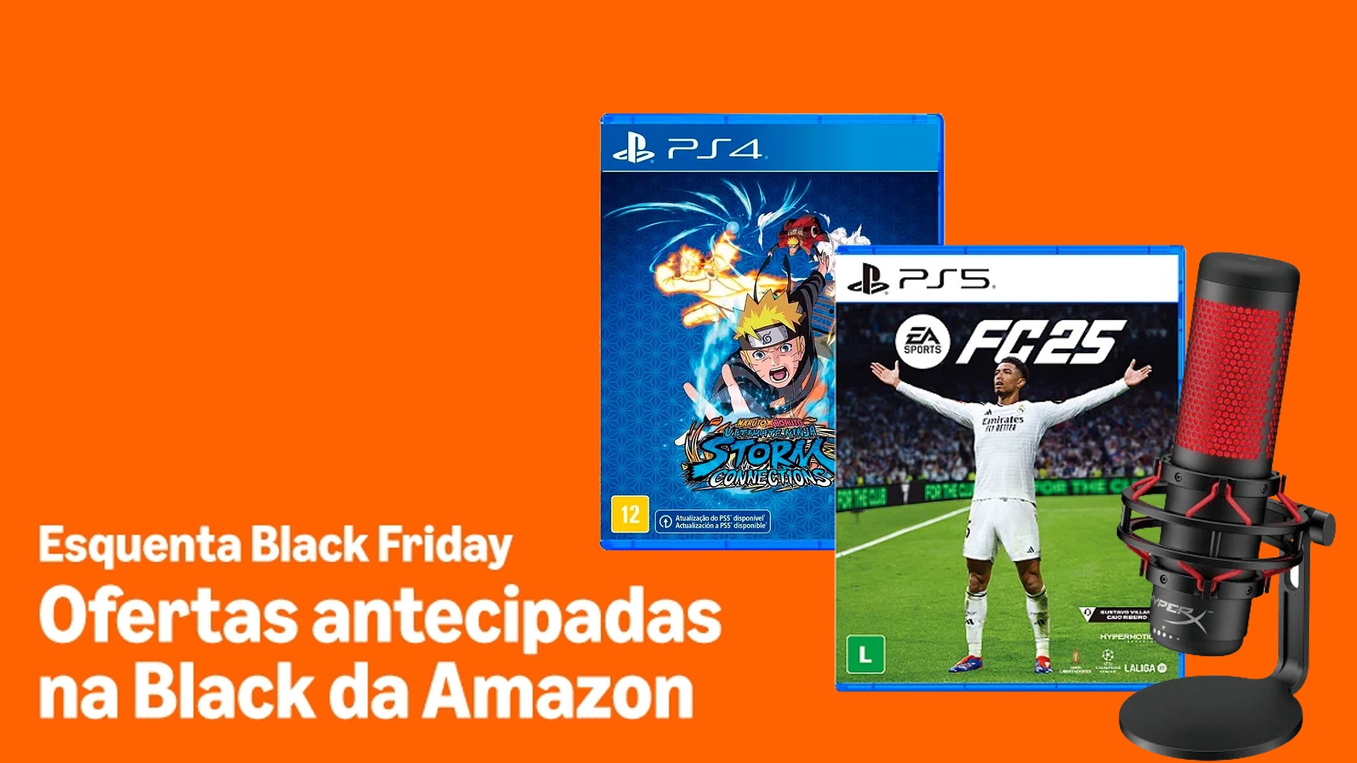 Esquenta Black Friday Amazon 2024 tem várias ofertas em jogos e