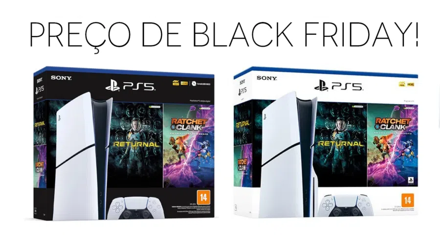 Menos de R$ 3000! Amazon oferece preço de Black Friday no PlayStation 5 Slim