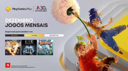 Atenção, assinante! Você tem até hoje (6) para resgatar seus jogos do PS Plus de dezembro