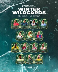 Adeus, ano velho! FC 25 recebe Time 3 do Winter Wildcards