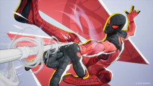 Marvel Rivals oferece gratuitamente trajes Aranha Escarlate e Peni Parker no PS5