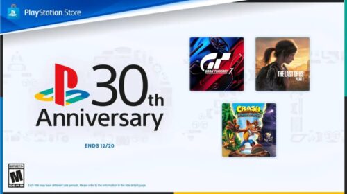 Promoção de 30 Anos de PlayStation chega amanhã (2) à PS Store com grandes descontos