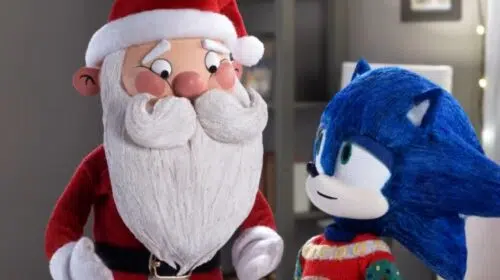 No embalo de Sonic 3: O Filme, o ouriço ajuda o Papai Noel em nova animação