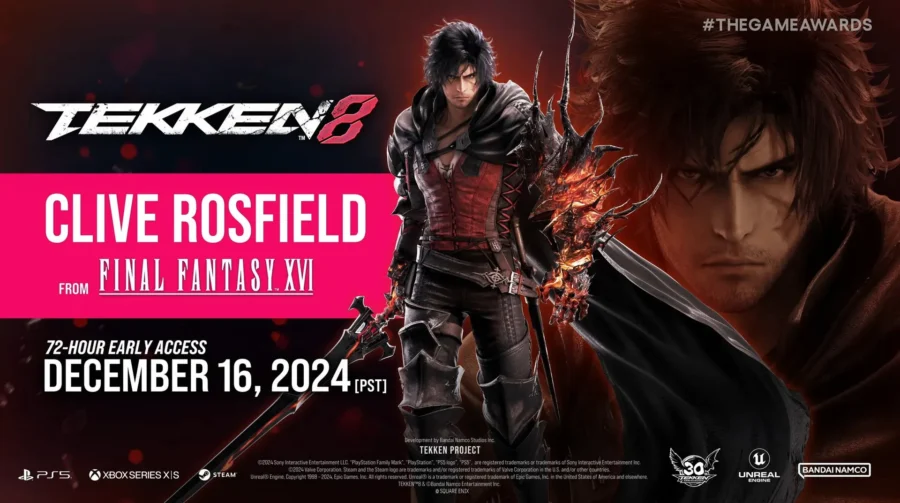 Herói de Final Fantasy XVI vai para Tekken 8 em parceria QUENTE!