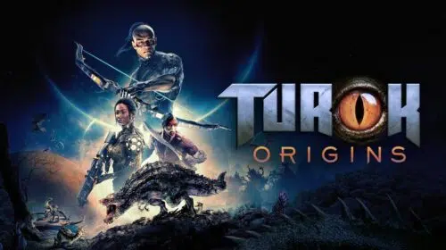 Turok Origins é revelado com muita ação em um universo primitivo