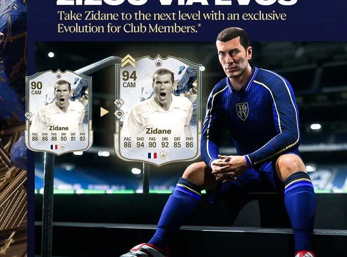 EA libera carta gratuita de Zidane no TOTY de FC 25