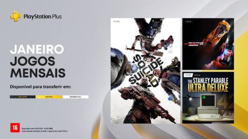 Jogos do PS Plus de janeiro de 2025 estão disponíveis; resgate aqui!