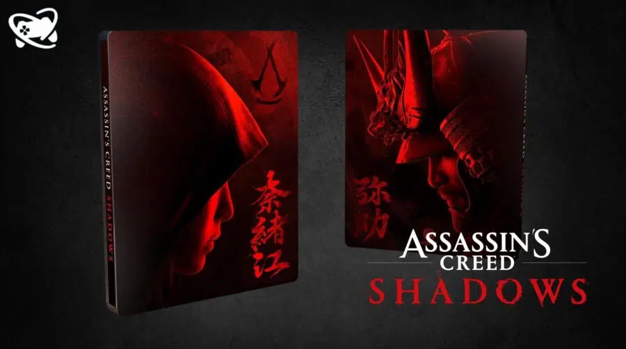 Lindo steelbook de Assassin's Creed Shadows entra em pré-venda na Amazon