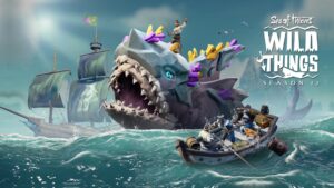 Temporada 15 de Sea of Thieves terá dois novos megalodontes e sistema de recompensas