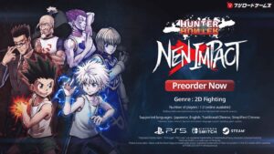 Hunter x Hunter: Nen x Impact inicia pré-venda com novo personagem