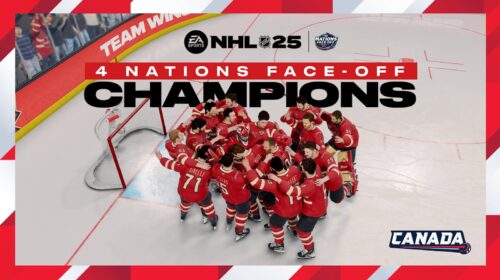 EA Sports NHL 25 simula título do Canadá no 4 Nations