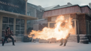 Quente! Ator de Tommy em The Last of Us fala sobre cenas com lança-chamas