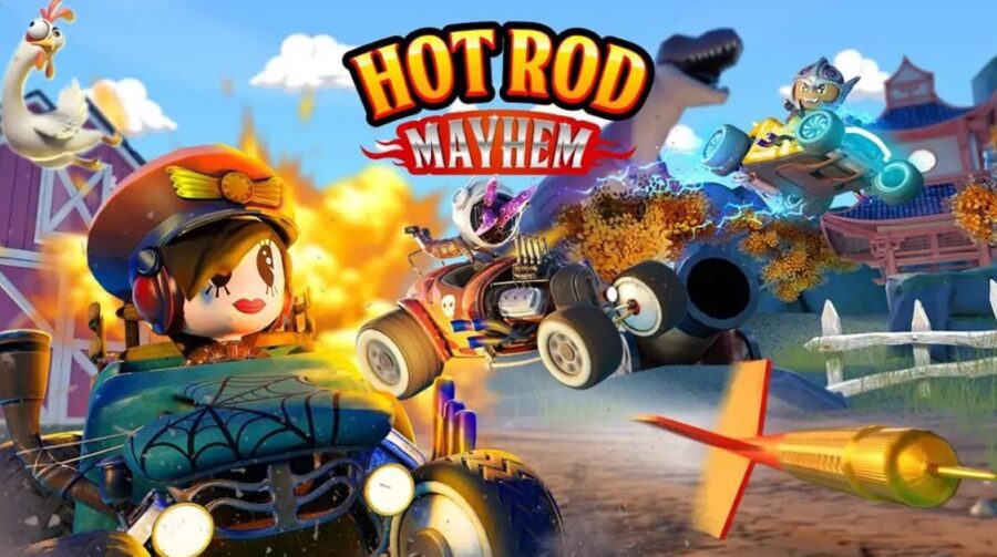 Jogo de corrida arcade, Hot Rod Mayhem chega em abril ao PS4 e PS5