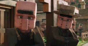 Estranho é pouco: novo clipe do filme de Minecraft mostra date muito improvável