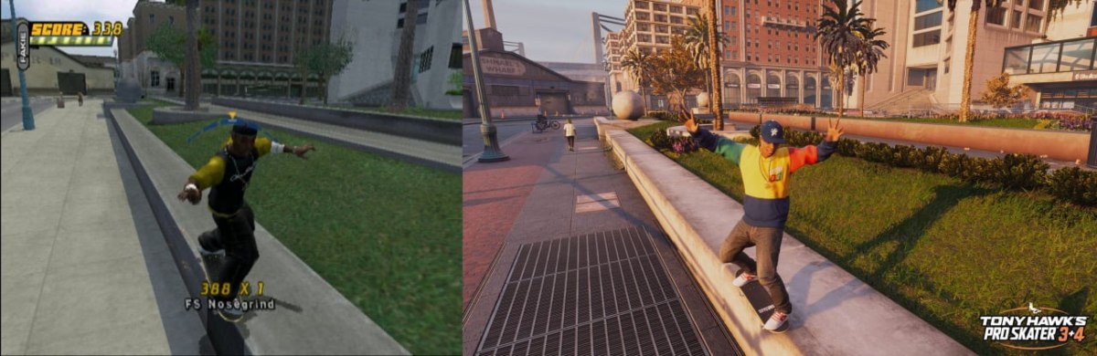 Mudou muito? Compare Tony Hawk's Pro Skater 3+4 com os jogos originais 11 Tony Hawk's Pro Skater 3+4