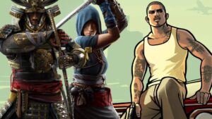 Ubisoft promove Assassin’s Creed Shadows com homenagem divertida ao GTA San Andreas
