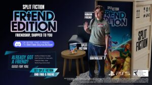 Precisa de um amigo para jogar Split Fiction? EA vai mandar um pra sua casa!