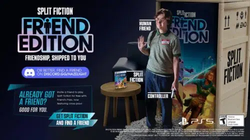 Precisa de um amigo para jogar Split Fiction? EA vai mandar um pra sua casa!