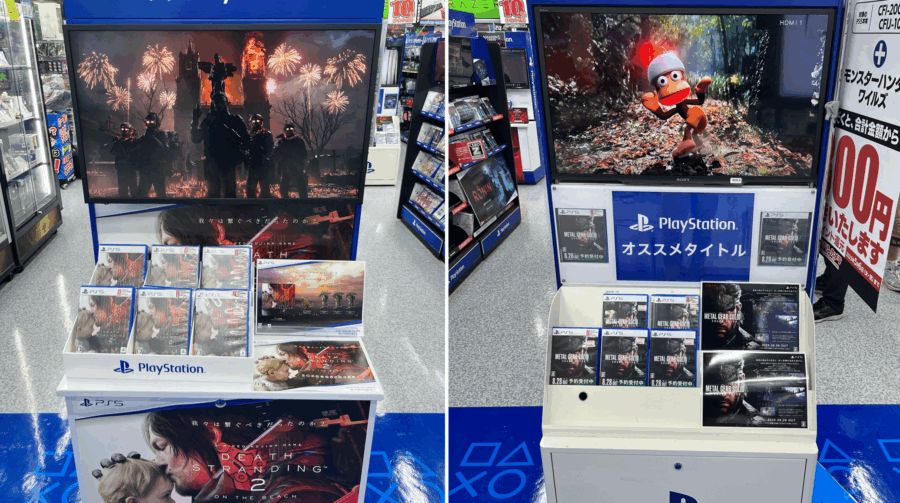Death Stranding 2 e Metal Gear Delta aparecem em lojas no Japão