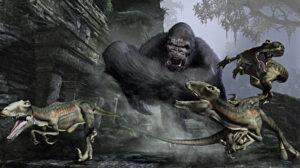 Um gorila x 100 humanos? Lembre jogos de gorilas no PlayStation