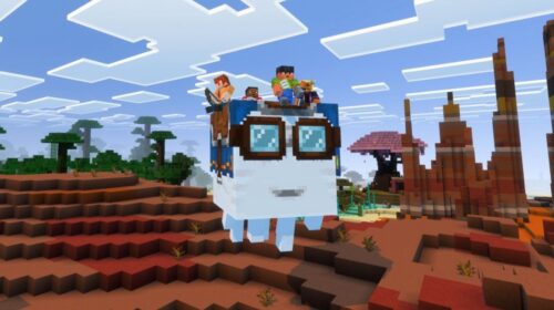 Jogadora de Minecraft cria trem totalmente funcional utilizando apenas Happy Ghasts