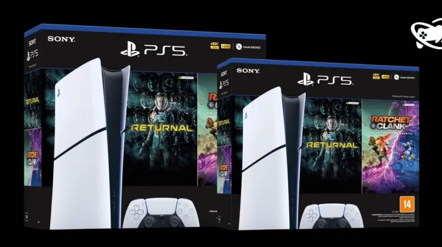 Compre seu PS5 Slim digital com 2 jogos e desconto de mais de R$ 770!