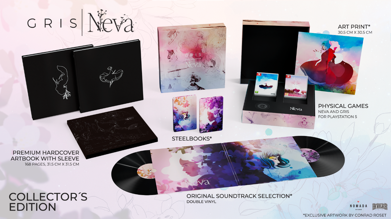 GRIS | Neva — Collector’s Edition traz pack com os dois jogos ao PS5
