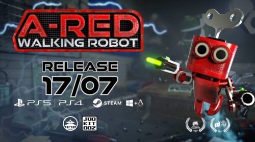 Plataforma com robôs de brinquedo, A-RED Walking Robot chega em julho