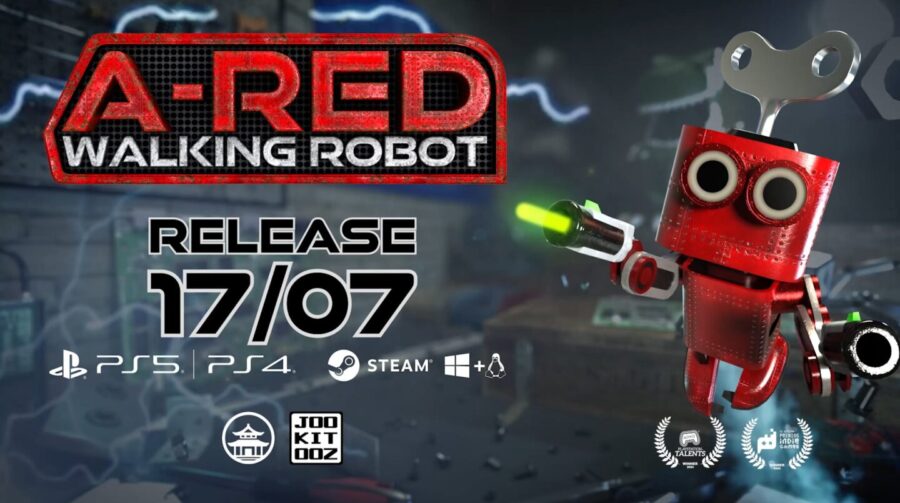 Plataforma com robôs de brinquedo, A-RED Walking Robot chega em julho
