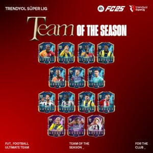 Brasileiros brilham no TOTS da Turquia em EA Sports FC 25